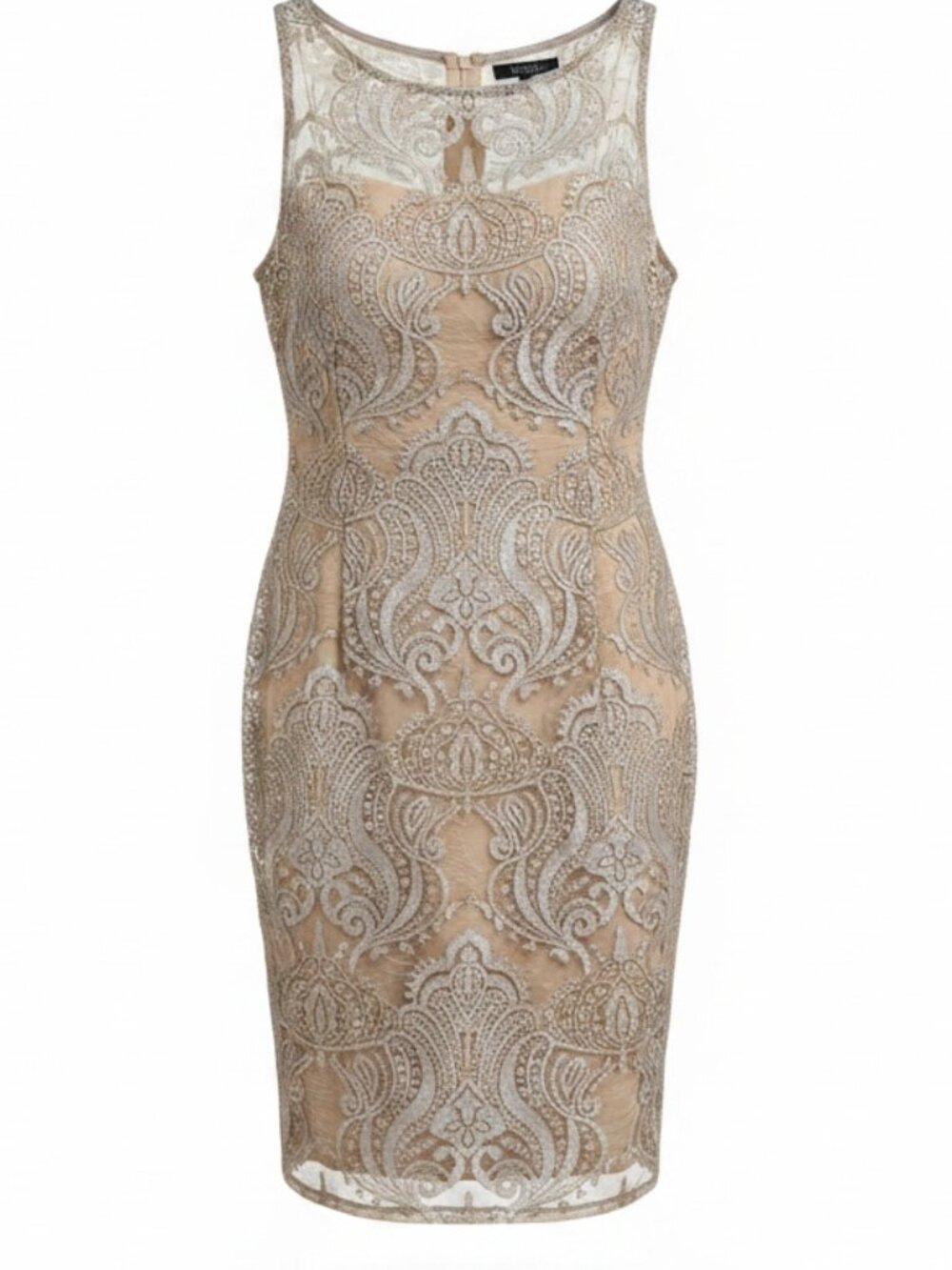 Adrianna Papell "Mink" Cocktail Dress